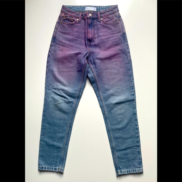 ⭐️ Host Pick ⭐️ TOPSHOP Denim Ombre Mom Jeans in Pink - Lyst - Picture 2 of 7